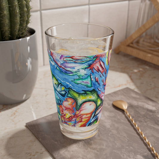 Abstract Mixing Glass - Kia Day Design