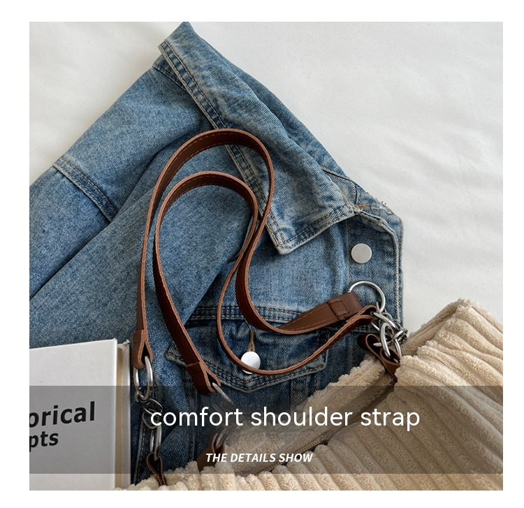 Retro Large Capacity Shoulder Bag - - handbag
