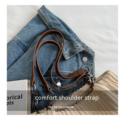 Retro Large Capacity Shoulder Bag - - handbag