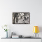 Eagles Nest Rock Yellowstone Gallery Canvas Wraps Horizontal Frame 30″ x 20″ Walnut 1.25"