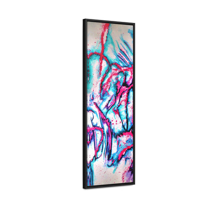 Pink Jellyfish Gallery Canvas Wraps, Vertical Frame