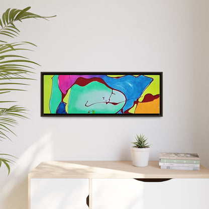 Kool Kid Matte Canvas Framed - Kia Day Design