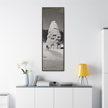Liberty Cap Yellowstone Gallery Canvas Wraps Vertical Frame 20″ x 60″ 1.25" Walnut