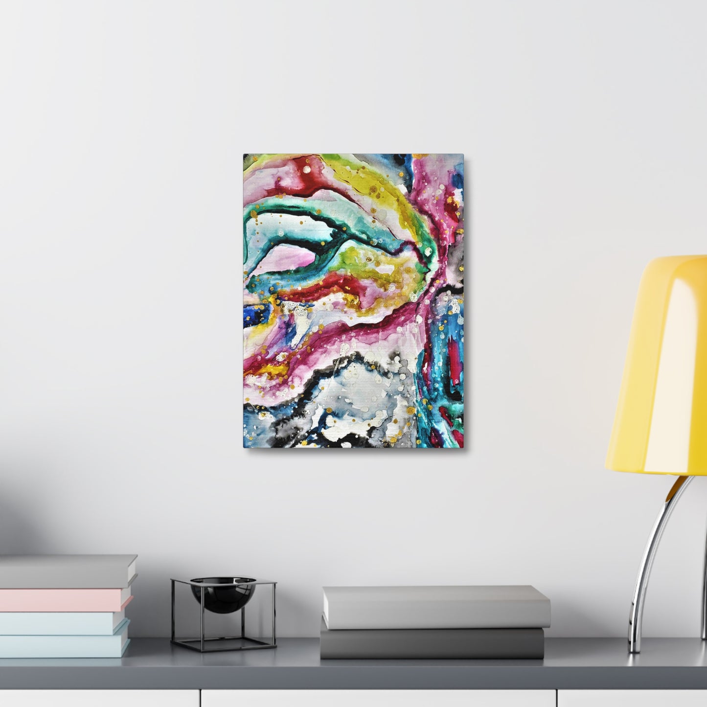 Cosmic Face Stretched Canvas