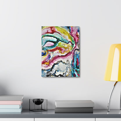 Cosmic Face Stretched Canvas