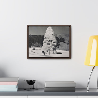 Liberty Cap Yellowstone Gallery Canvas Wraps Horizontal Frame 16″ x 12″ Walnut 1.25"