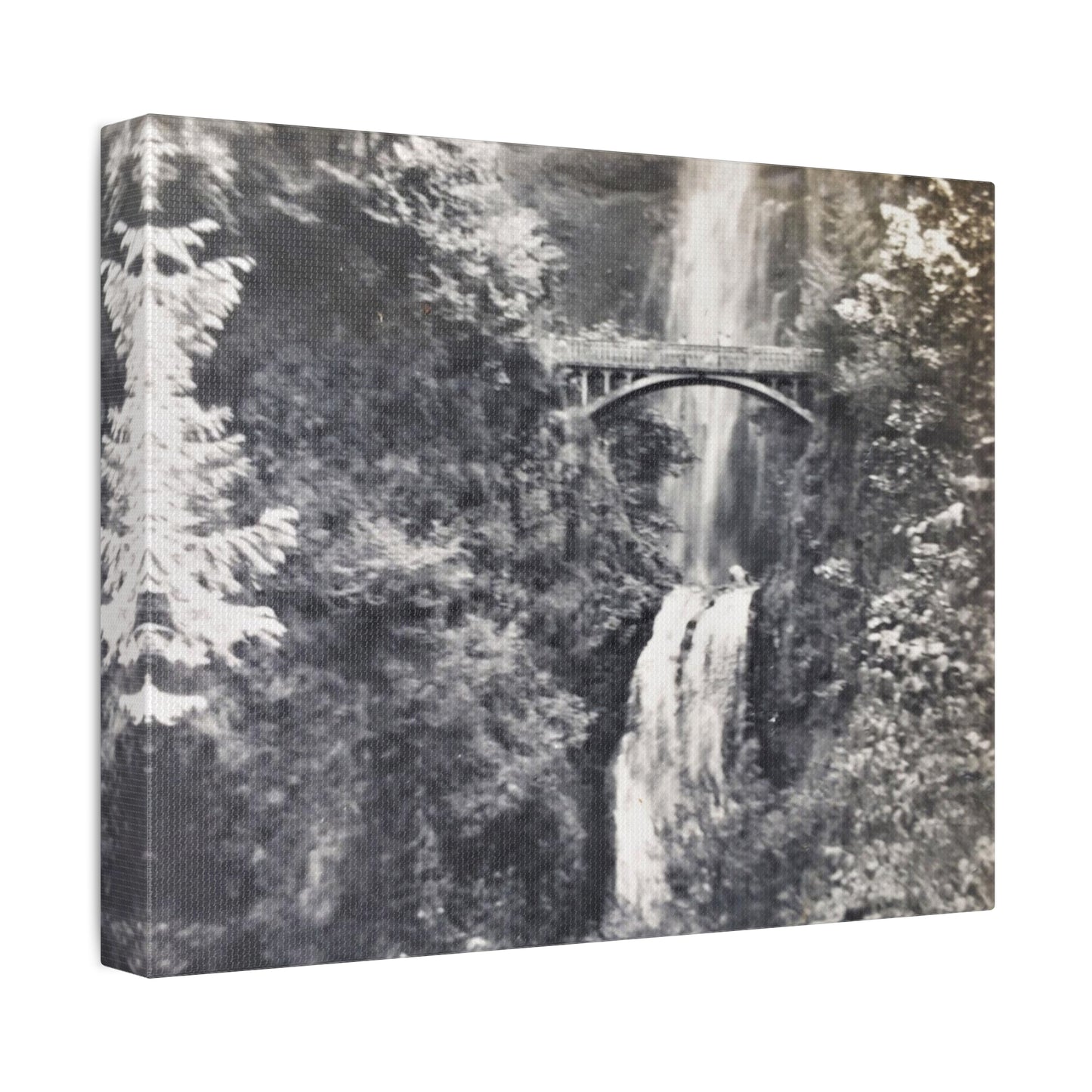 Multnomah Falls Oregon Stretched Canvas