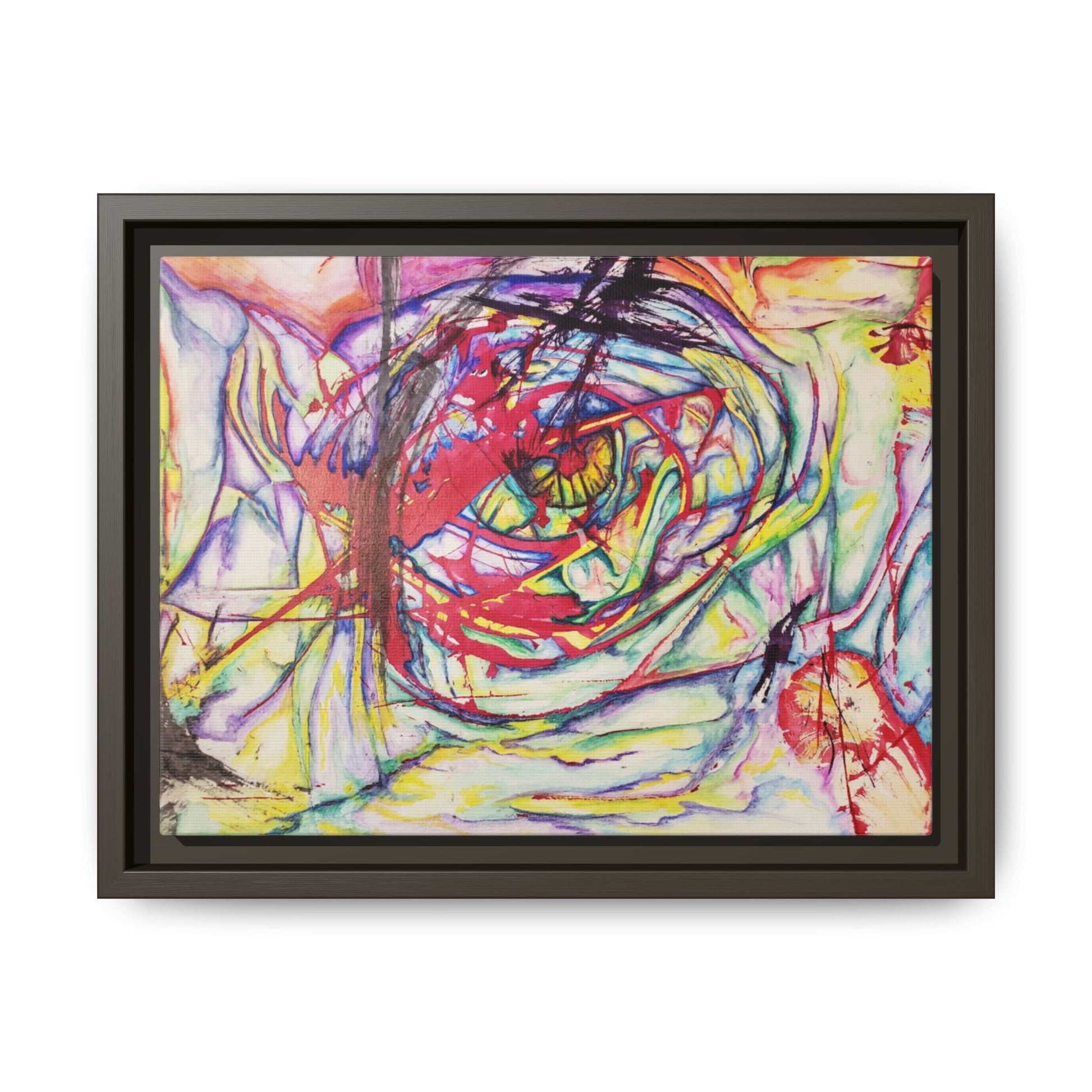 The Eye Framed Art Print - Kia Day Design