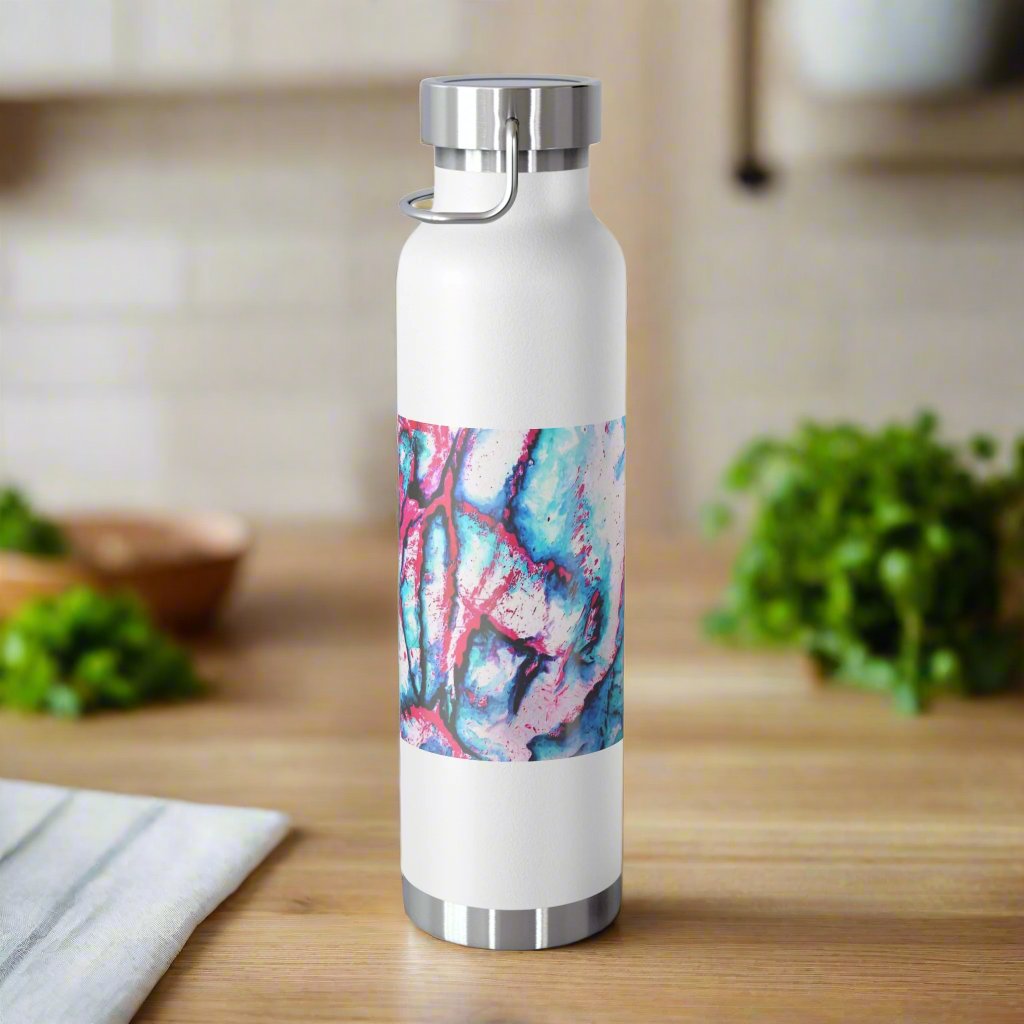 Pink Jellyfish 22oz Vacuum Insulated Bottle