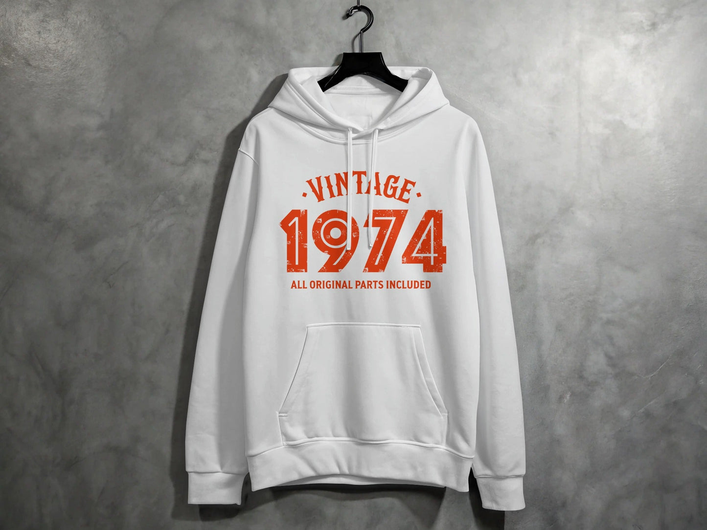 Vintage 1974 All Original Parts Included Design Hoodie- Cloud 16 Clothing Co.- {{Product type}}