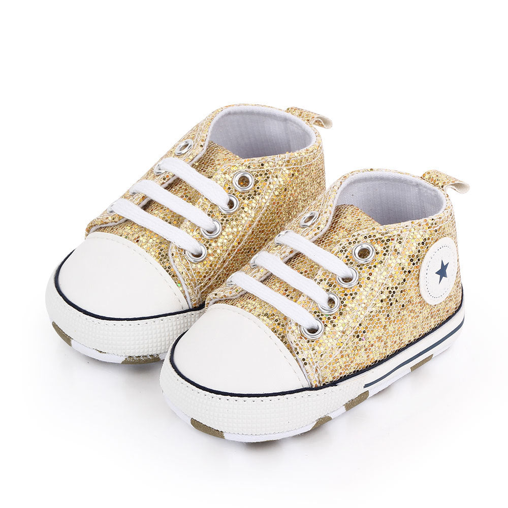 Fashionable Cute Canvas Shoes for Newborn Babies - - baby shoes