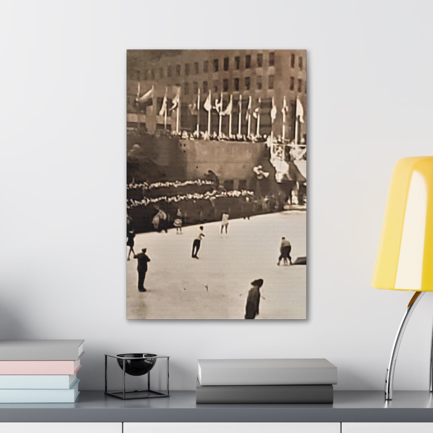 Rockefeller Plaza Easter 1945 Canvas Gallery Wraps