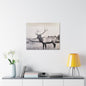 Yellowstone Bull Elk Canvas Gallery Wraps 30″ x 24″ 1.25"