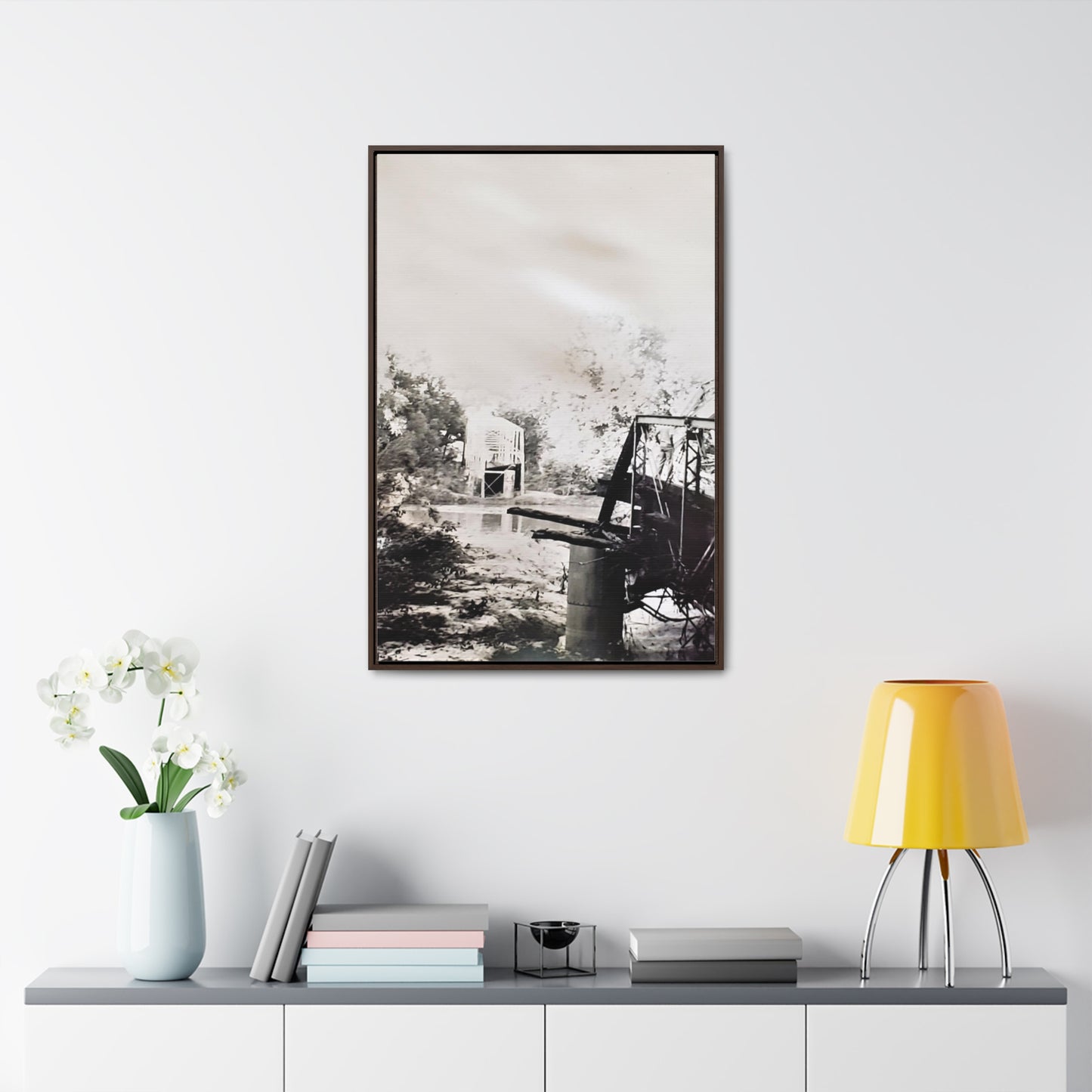 Bridge Gallery Canvas Wraps, Vertical Frame