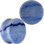 Natural Blue Aventurine Stone Saddle Plug Set - 22mm (7 8") - PLUG Saddle