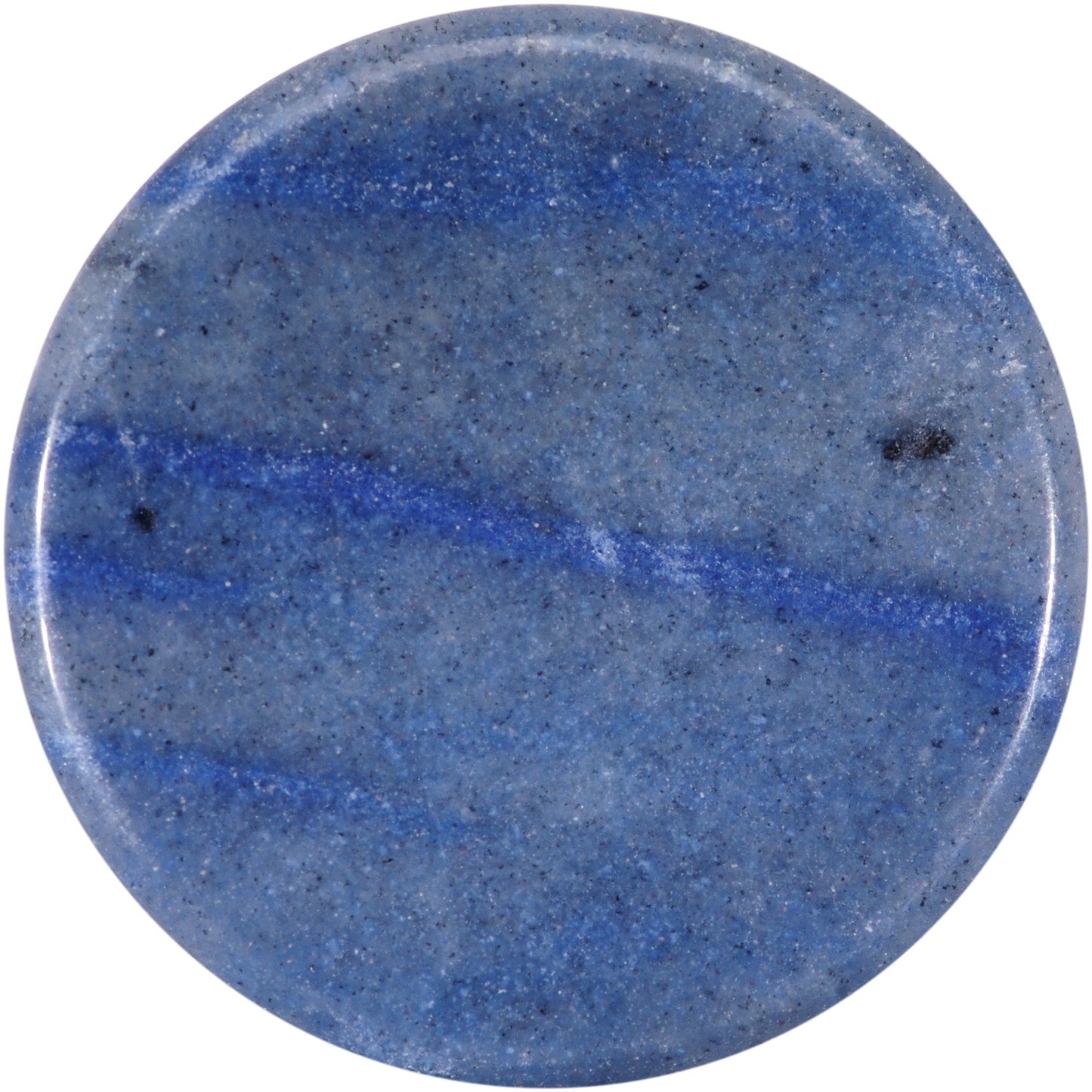Natural Blue Aventurine Stone Saddle Plug Set - - PLUG Saddle