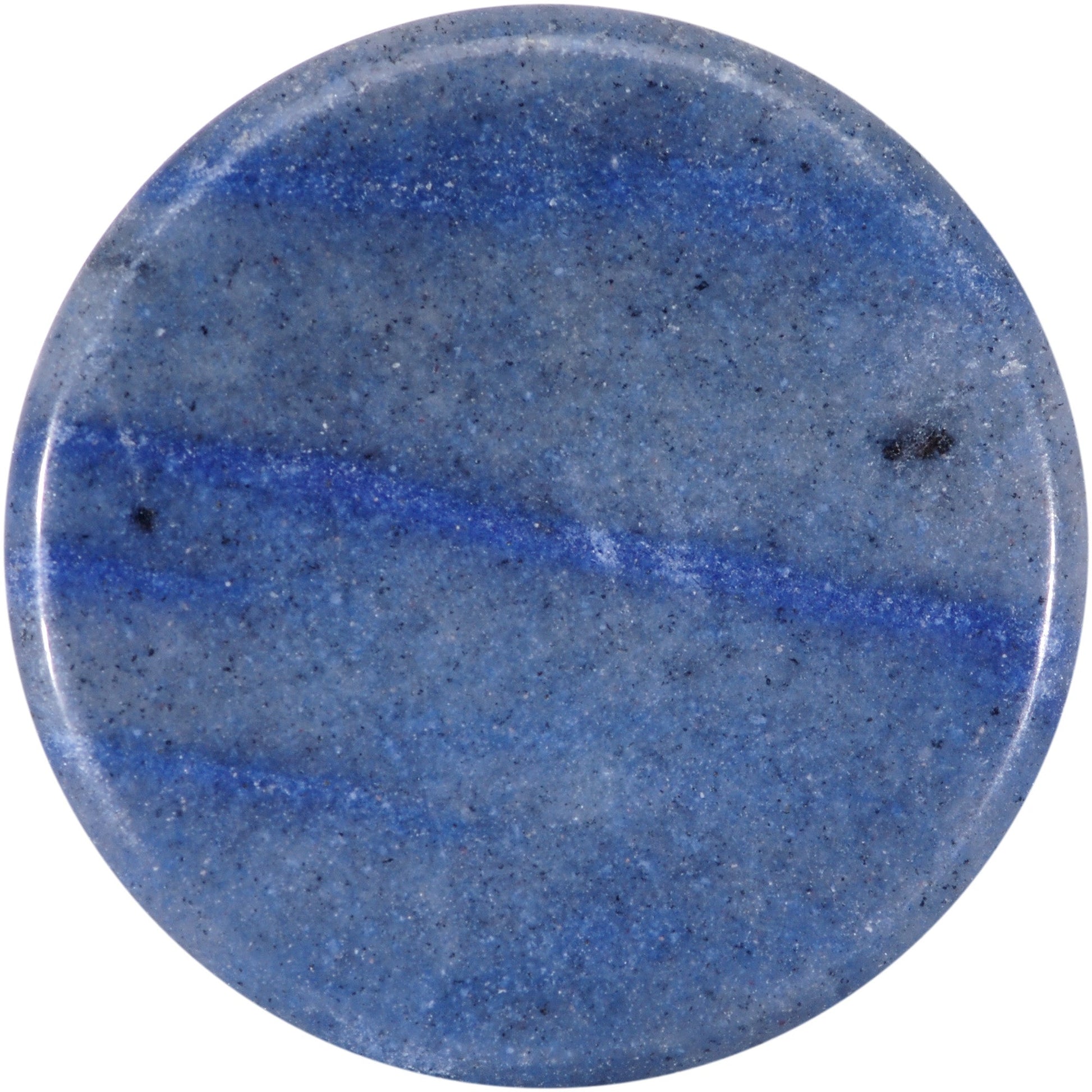 Natural Blue Aventurine Stone Saddle Plug Set - - PLUG Saddle
