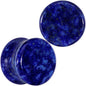 Natural Blue Lapis Stone Saddle Plug Set - 12mm (1 2") - PLUG Saddle