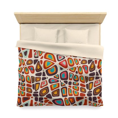 Vibrant Bohemian Microfiber Duvet Cover - Kia Day Design