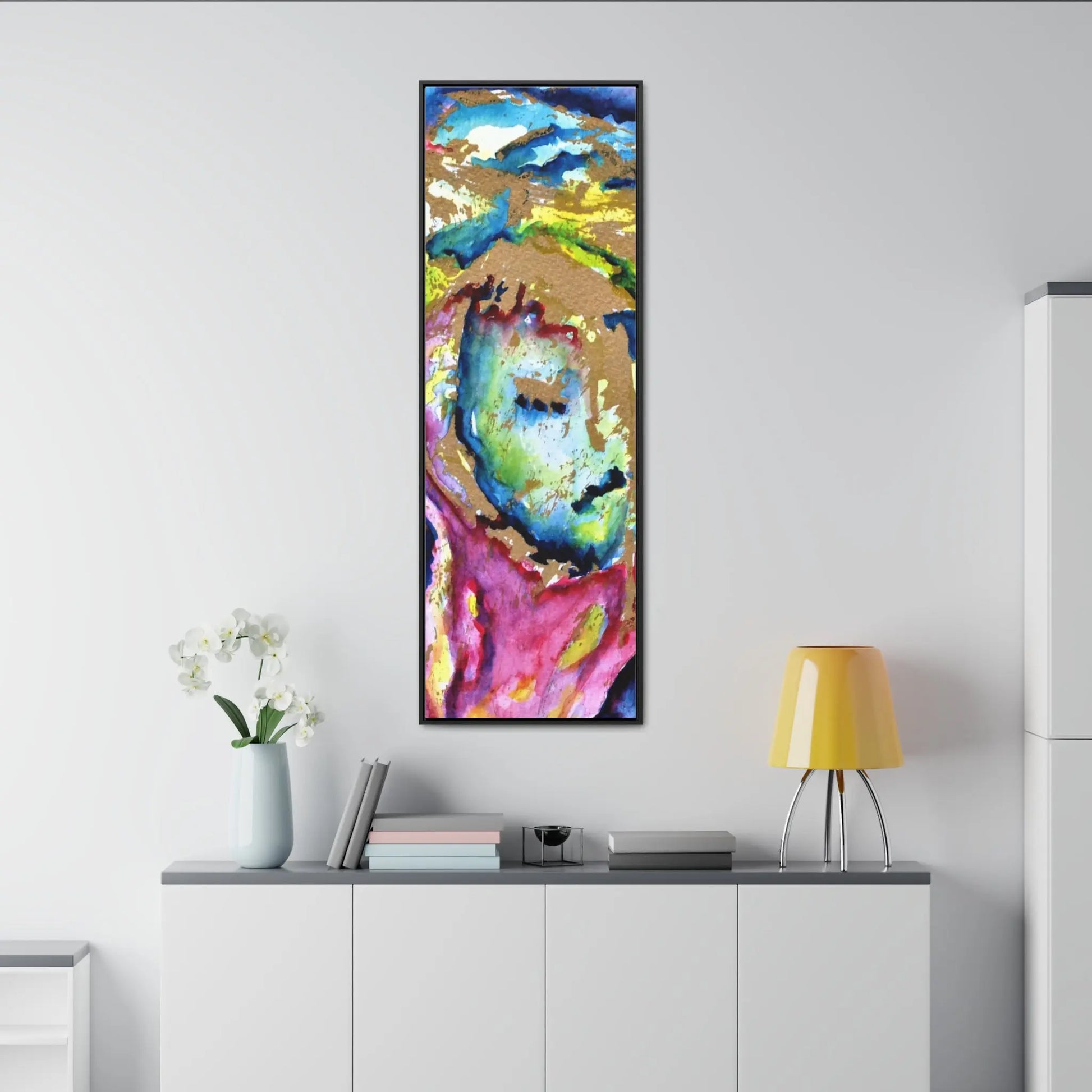 Mothers Face Gallery Canvas Wraps, Vertical Frame