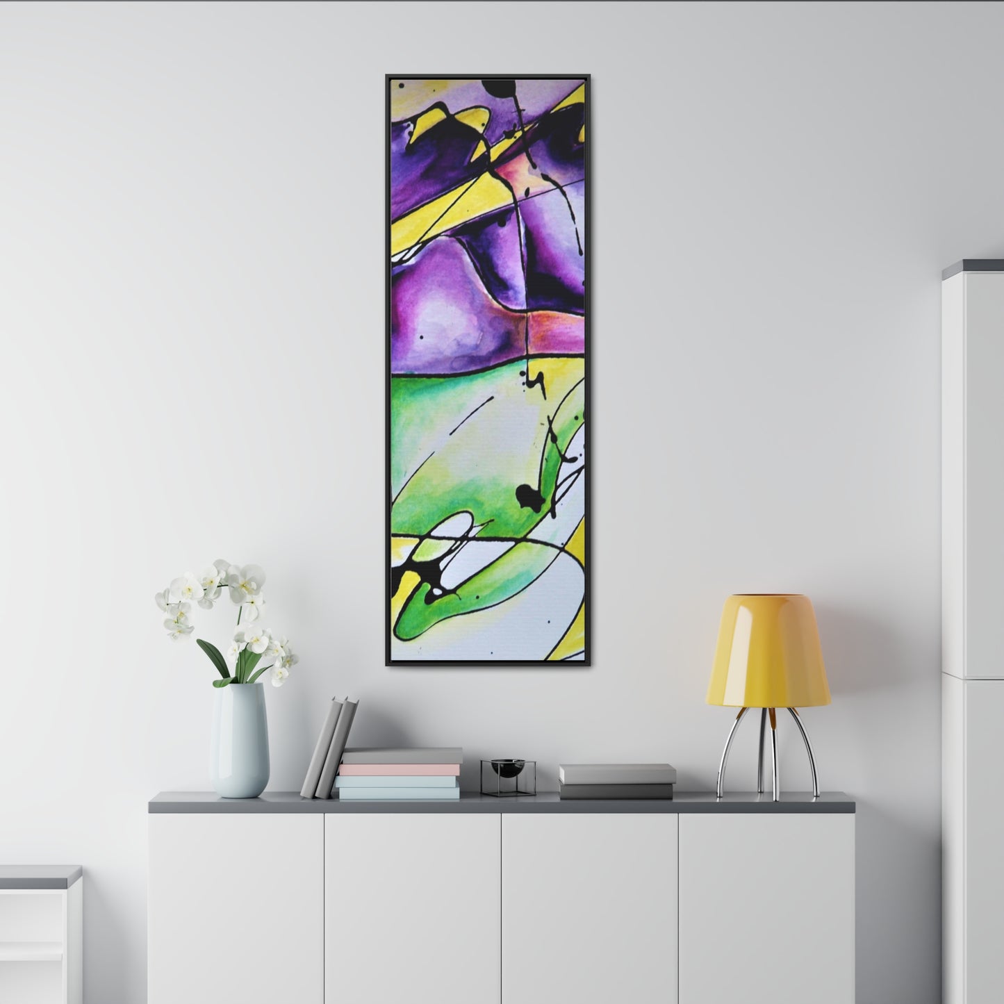 Purple Mountains Gallery Canvas Wraps, Vertical Frame