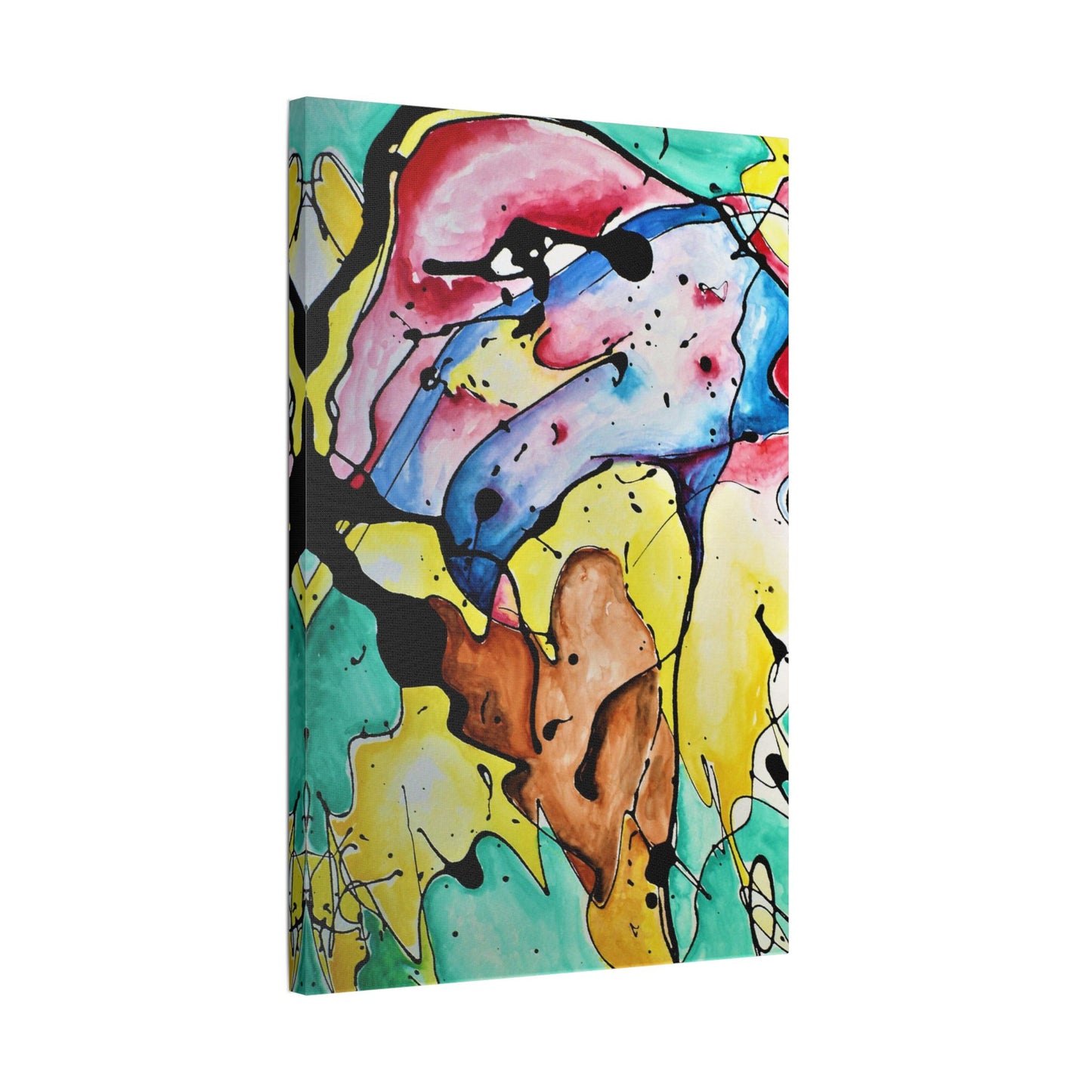 3rd Eye Sundae Satin Canvas Stretched - Kia Day Design