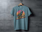 Raised on Landlines Retro Style Phone Design T-Shirt - Heather Deep Teal - T-Shirt