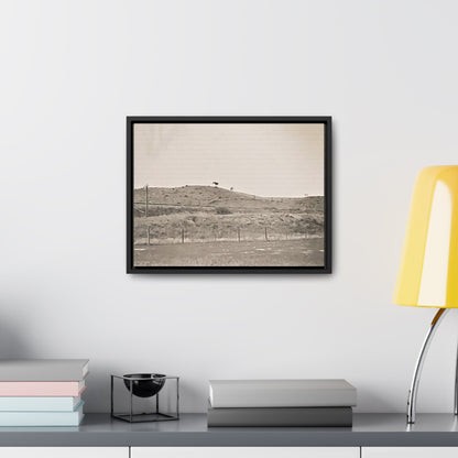 Outside Philip South Dakota Gallery Canvas Wraps Horizontal Frame 16″ x 12″ Black Premium Gallery Wraps (1.25″)