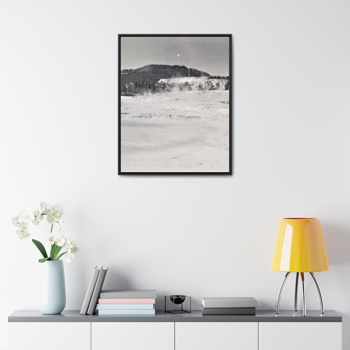 Mammoth Hot Springs Yellowstone Gallery Canvas Wraps, Vertical Frame