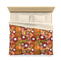 Colorful Floral Microfiber Duvet Cover - Kia Day Design