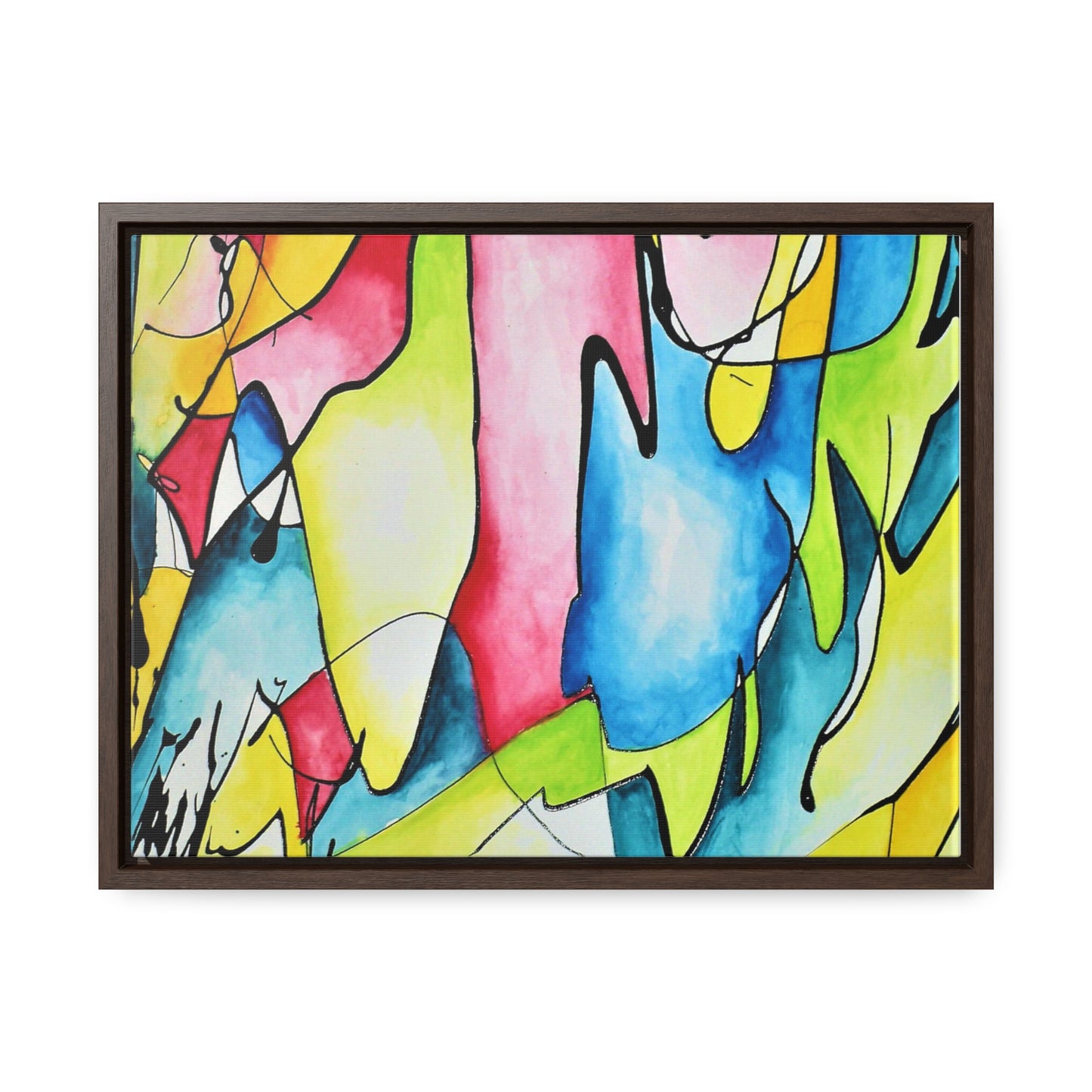 Blue Flame Gallery Canvas Wraps, Horizontal Frame