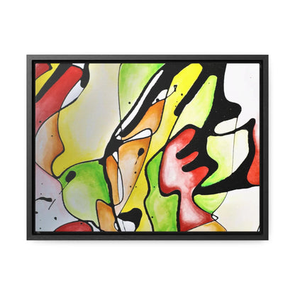 Red Mushroom Gallery Canvas Wraps, Horizontal Frame 16″ x 12″ Black Premium Gallery Wraps (1.25″)