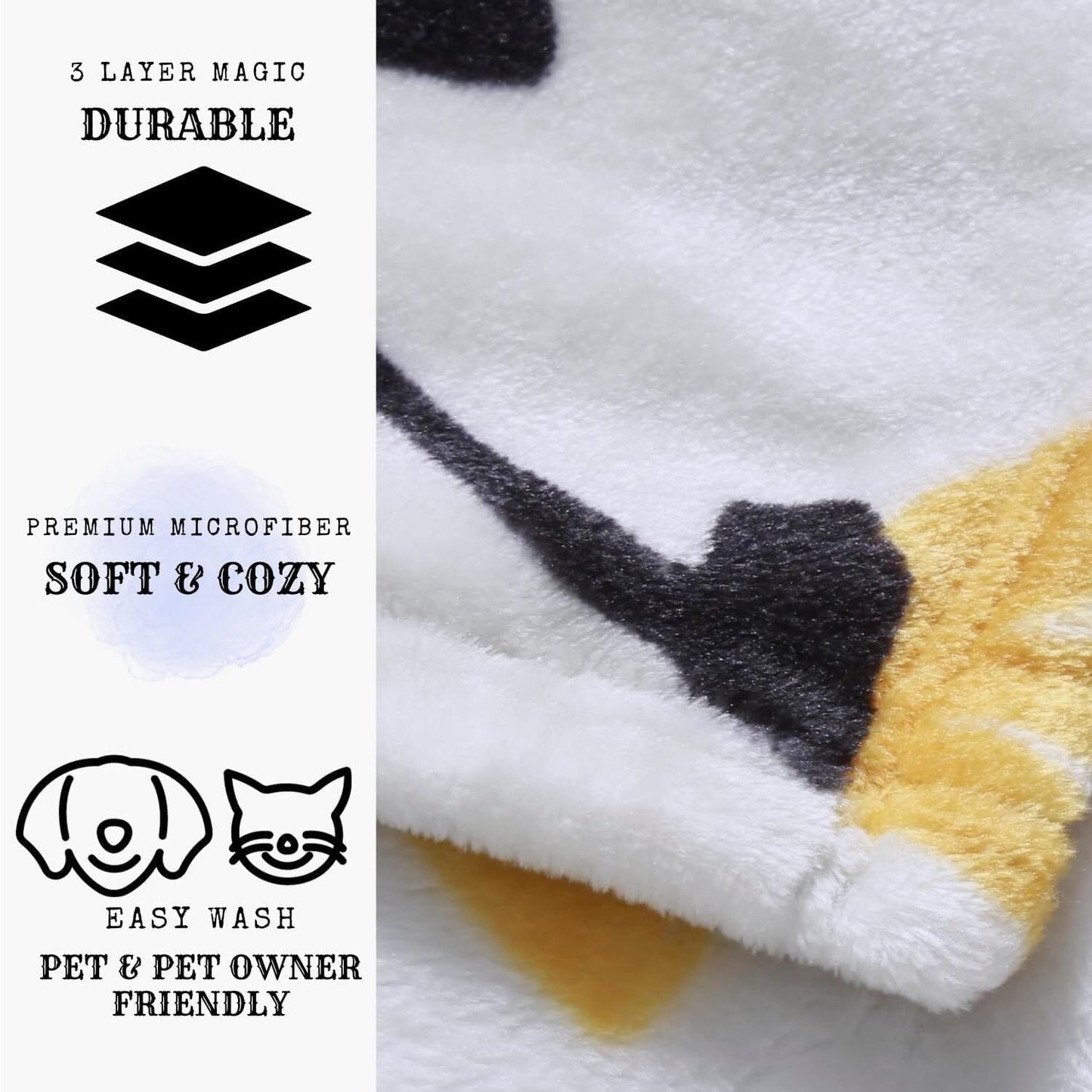 DaDa Bedding Soft Lightweight Fleece Throw Blanket, Yellow Fleur Floral Golden Orange Silver/Grey Background (XY1011) - - Throw Blankets
