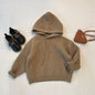 Autumn Childrens Retro Mori Style Hooded Sweater - Khaki 90cm - sweater