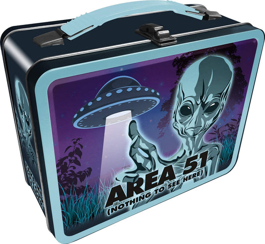 Aquarius Fun Boxes Area 51 - Nothing to See Here - - lunch box