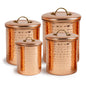 Copper Elegance Canister Quartet - n a - canisters
