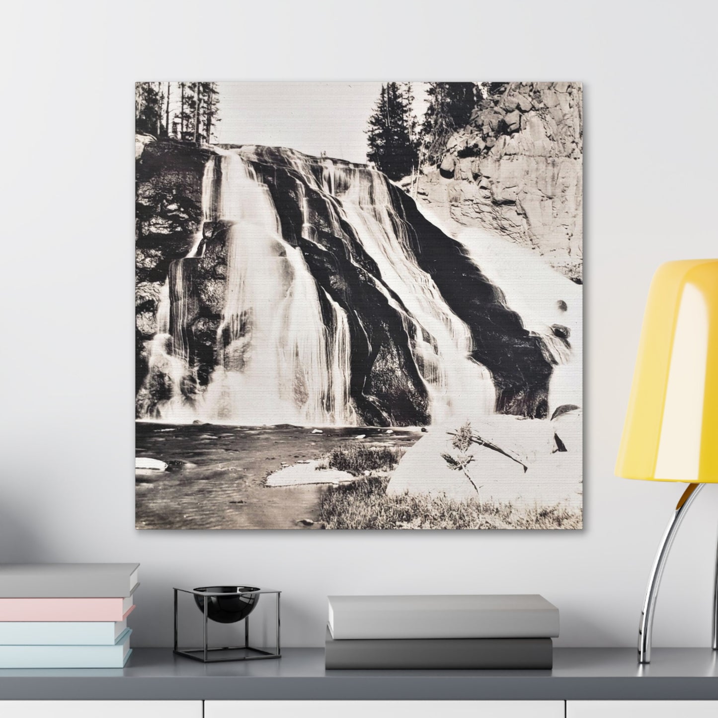 Gibbon Falls Yellowstone Canvas Gallery Wraps