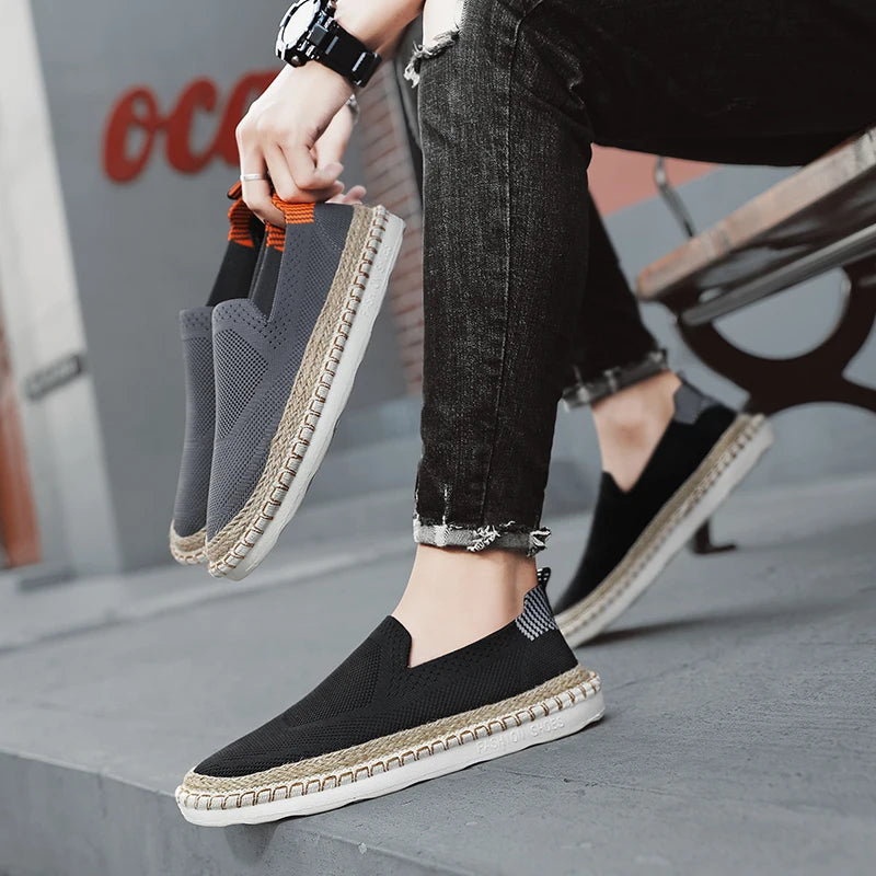 Loafers Heren Zapatos De Hombre Canvas Shoes Men