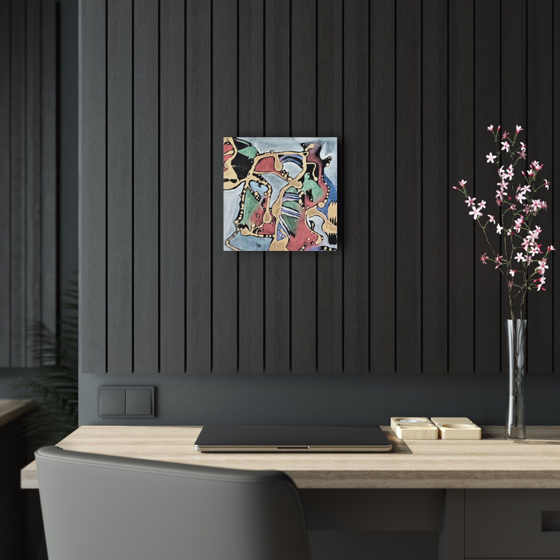 Angry Cat Acrylic Prints - 12″ x 12″ Glossy - Home Decor