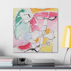 Abstract Face Canvas Gallery Wraps - Kia Day Design