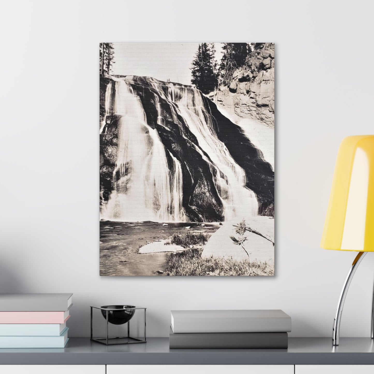 Gibbon Falls Yellowstone Canvas Gallery Wraps