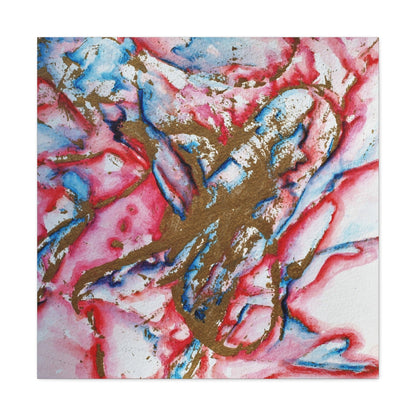 Abstract Love Canvas Gallery Wraps 30″ x 30″ 1.25"