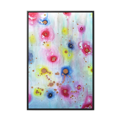 Raining Blooms Gallery Canvas Wraps, Vertical Frame 24″ x 36″ Premium Gallery Wraps (1.25″)