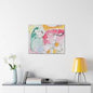 Abstract Face Canvas Gallery Wraps - Kia Day Design