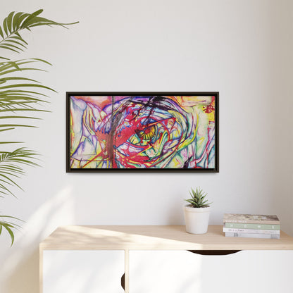 The Eye Framed Art Print - Kia Day Design