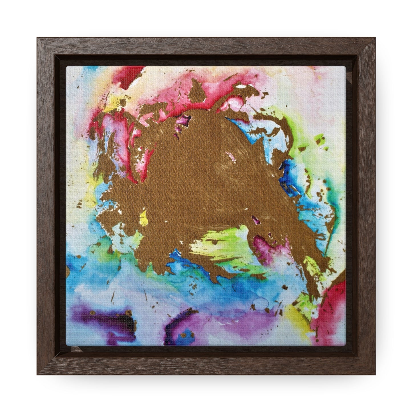 Through The Vapor Gallery Canvas Wraps, Square Frame