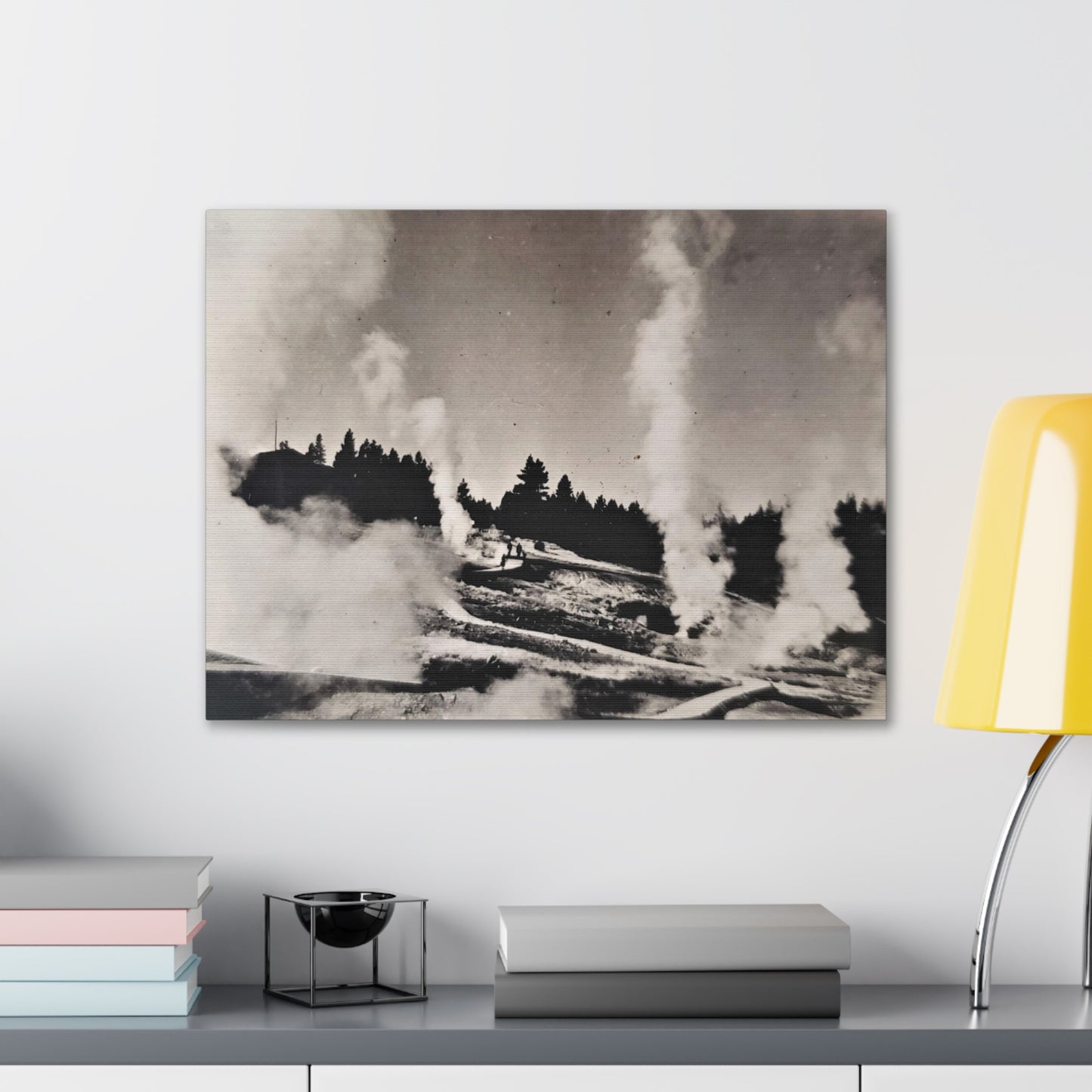 Norris Geyser Yellowstone Canvas Gallery Wraps