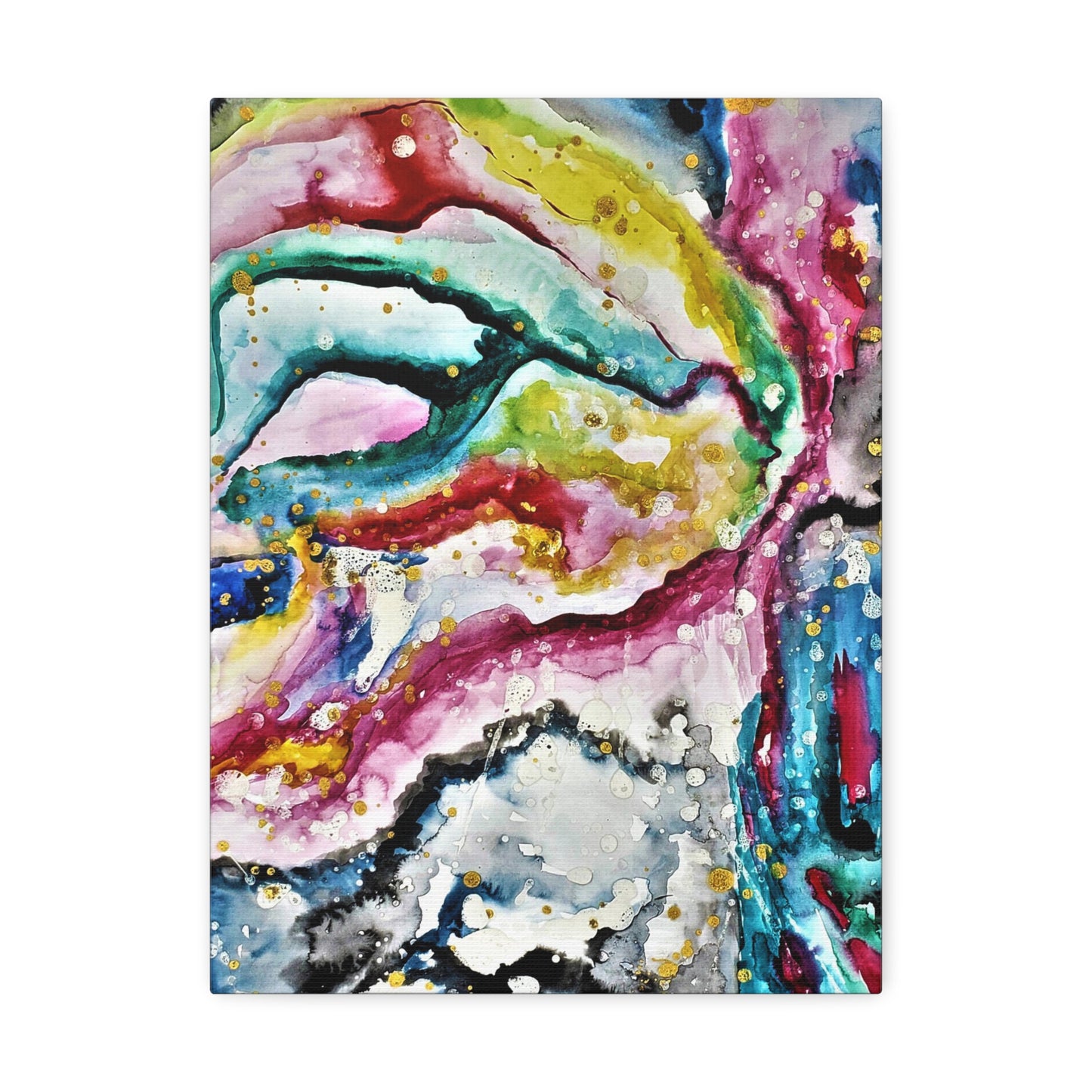 Cosmic Face Stretched Canvas