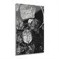 Black & White Turtle Macro Acrylic Print — Modern Nature Wall Art French Cleat Hanging - 24" x 36" (Vertical) 0.25'' - Home Decor