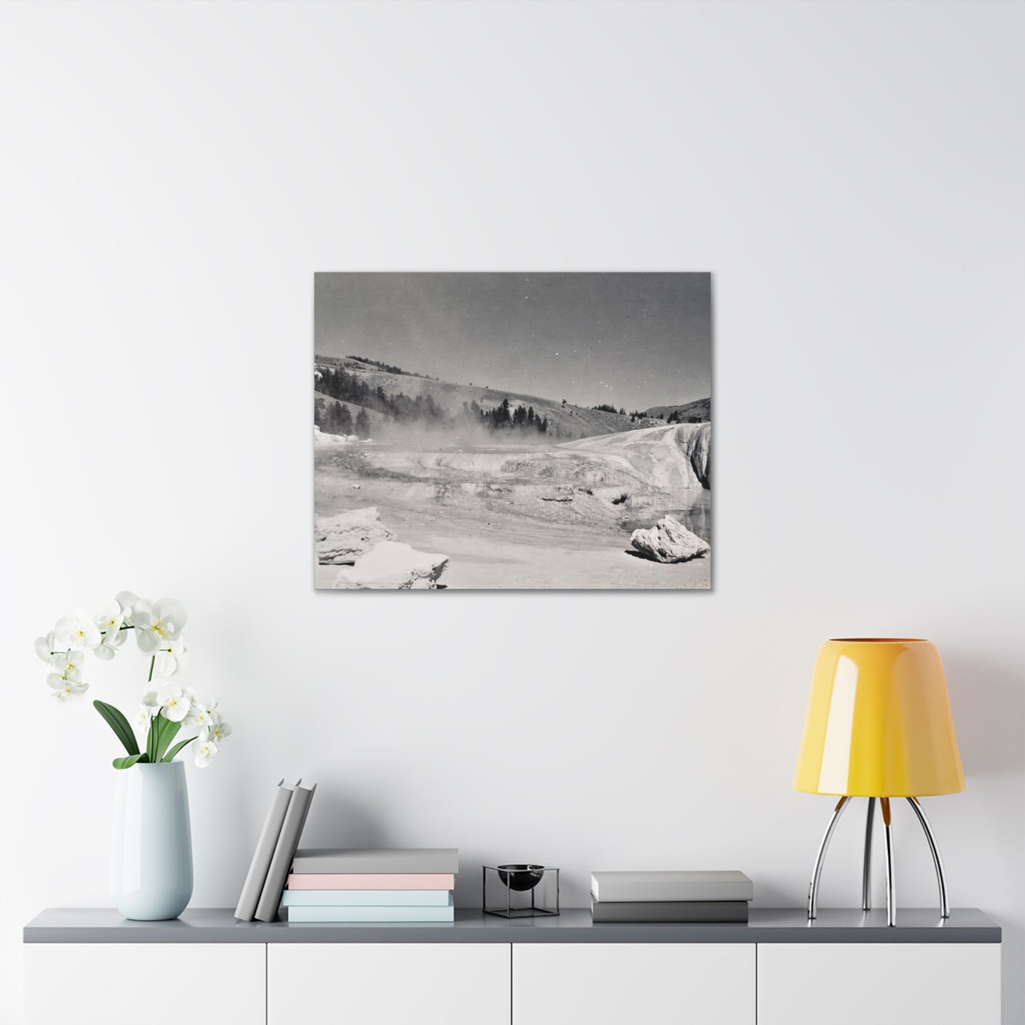 Mammoth Hot Springs Canvas Gallery Wraps